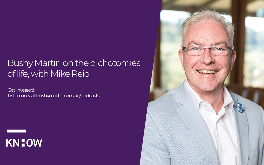 71. Bushy Martin on the dichotomies of life, with Mike Reid
