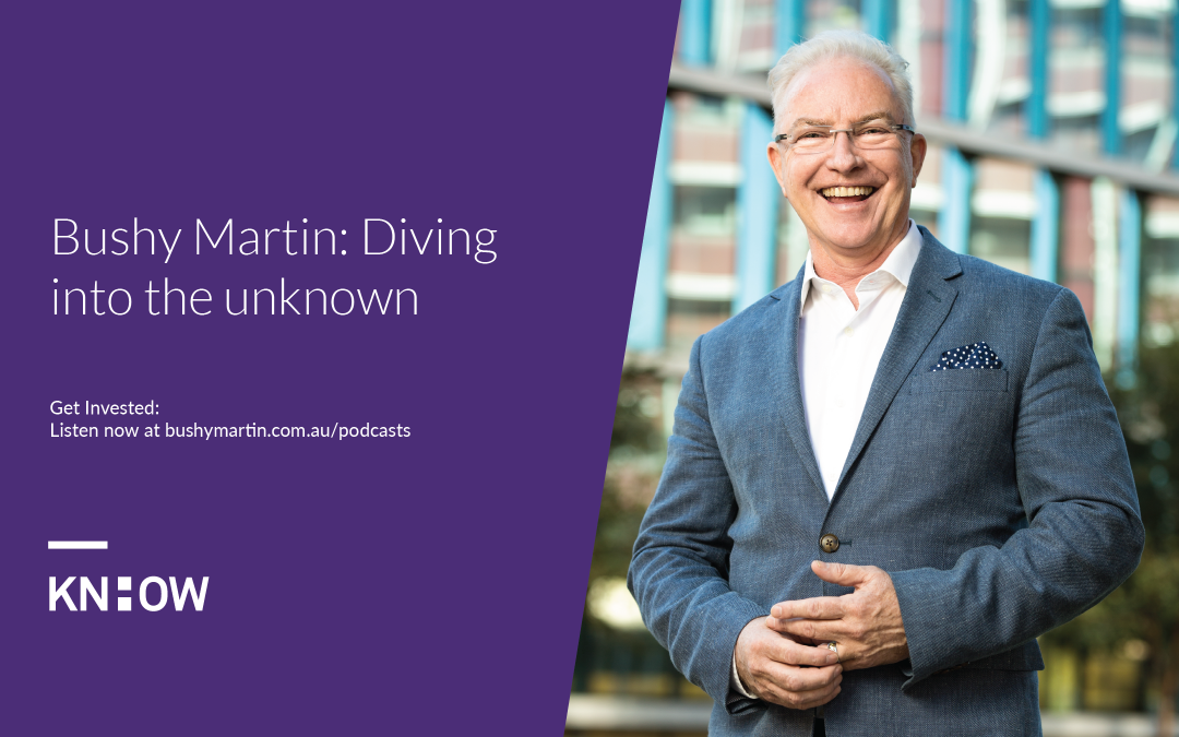 92. Bushy Martin: Diving into the unknown (live keynote)